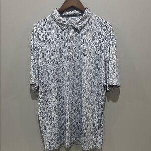 Callaway Cocktail Print Men’s Polo size XL